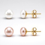Orecchini in argento con Perla d'Acqua Dolce Bianca