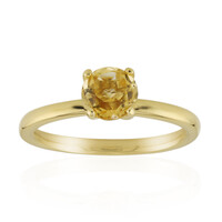Anillo en plata con Citrino