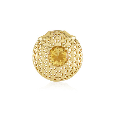 Ciondolo in argento con Citrino (MONOSONO COLLECTION)