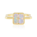 Anello in argento con Opale di Welo AAA (de Melo)