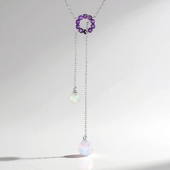 Collana in argento con Opale di Welo (de Melo Essence)
