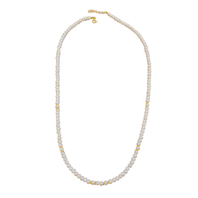 Collier en argent et Perle blanche de culture d'eau douce