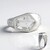 Anello in argento con Quarzo Bianco