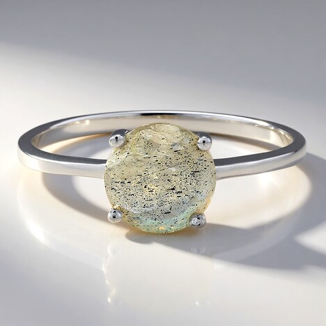 Anello in argento con Spectrolite