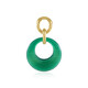 Green Onyx Silver Pendant