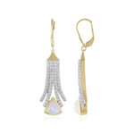 Zilveren oorbellen met Blauwe Maanstenen (KM by Juwelo)