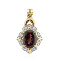 9K Songea Ruby Gold Pendant