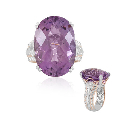 Lavendel-Amethyst-Silberring (Gems en Vogue)