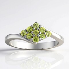 Anello in argento con Sfene