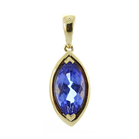 Gouden hanger met een AAA tanzaniet (CIRARI)