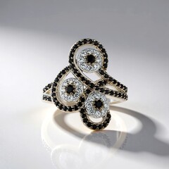 Anello in argento con Spinello Nero