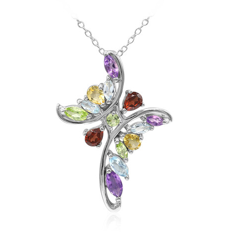 Collar en plata con Granate