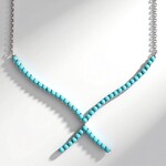 Collana in argento con Turchese Sleeping Beauty (Faszination Türkis)