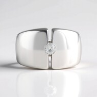 Anello in argento con Zircone (de Melo Essence)