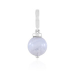 Colgante en plata con Ágata de lazo azul (MONOSONO COLLECTION)