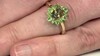 Anillo en oro con Tanzanita amarilla sin calentar (Adela Gold)