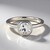 Anello in argento con Topazio Bianco