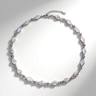 Collier en argent et Perle blanche de culture d'eau douce
