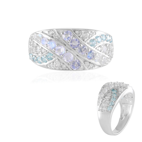 Edelstein-Silberring (KM by Juwelo)