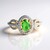 Anello in oro con Tsavorite dalla Tanzania AAA (SUHANA)
