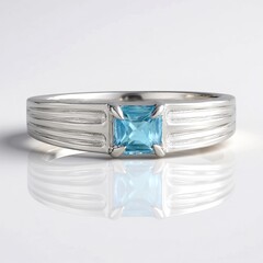 Bague en argent et Zircon de Ratanakiri (Adela Silber)