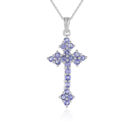 Collana in argento con Tanzanite