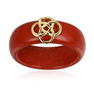 Roter Jaspis-Silberring