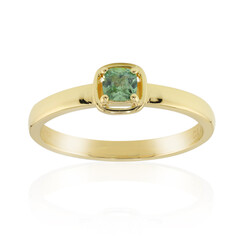 Anello in oro con Demantoide del Madagascar (John Ferry)