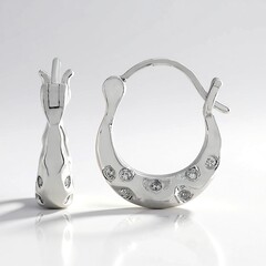 Orecchini in argento con Zircone (SAELOCANA)