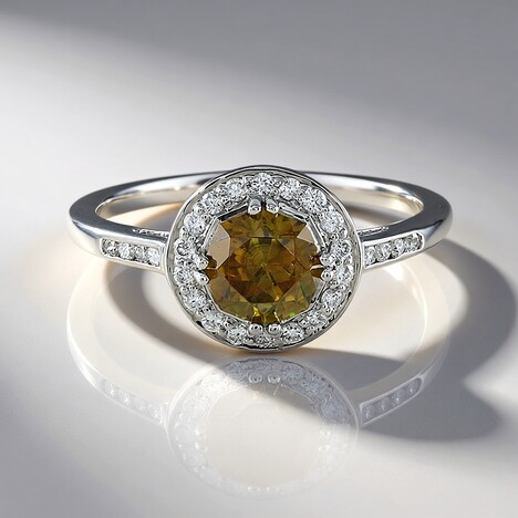 Anello in oro con Sfalerite (AMAYANI)