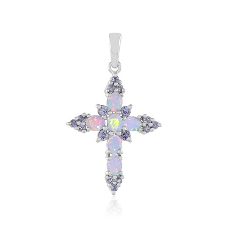 Welo-Opal-Silberanhänger