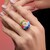 Rose Quartz Silver Ring (SAELOCANA)