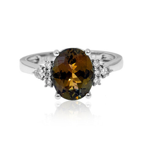 Nicht erhitzter Tansanit-Goldring (CIRARI)