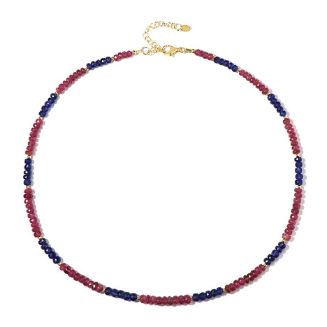 Collana in argento con Ematite Dorata (Riya)