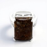 Anello in argento con Quarzo Dinosauro