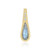 Green Maniry Labradorite Silver Pendant (de Melo)