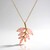 Collana in argento con Quarzo rosa pastello