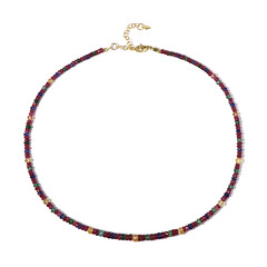 Collana in argento con Rubino del Madagascar