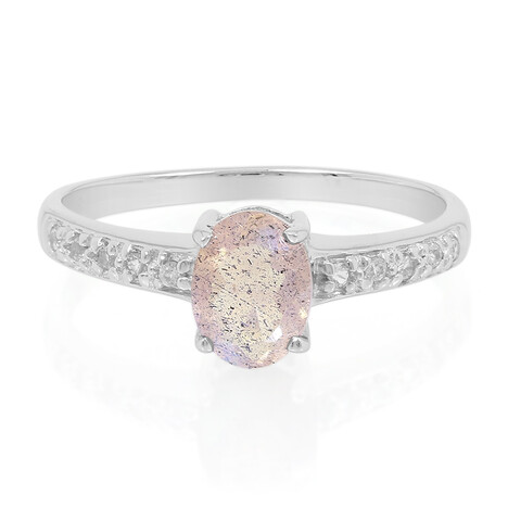 Anello in argento con Labradorite