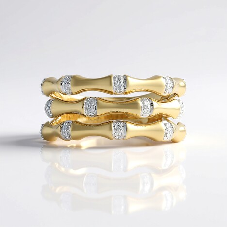 Anello in oro con Diamante SI2 (H) (de Melo Gold)