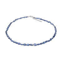 Collana in argento con Cianite del Nepal