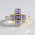Anello in argento con Tanzanite (KM by Juwelo)