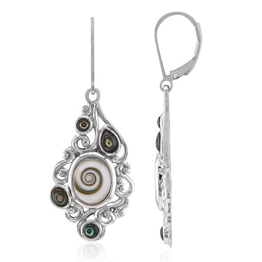 Pendientes en plata con Ojo de Shiva (Art of Nature)