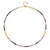 Fancy Sapphire Silver Necklace