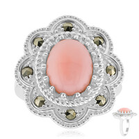 Pinkfarbener Opal-Silberring (Annette classic)