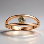 Anello in oro con Diamante Rose de France VS1 di Argyle (Annette)