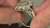 Zilveren ring met zirkonen