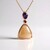 Collana in argento con Pietra di Luna Pesca (KM by Juwelo)