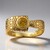 Anello in oro con Sfene (Ornaments by de Melo)