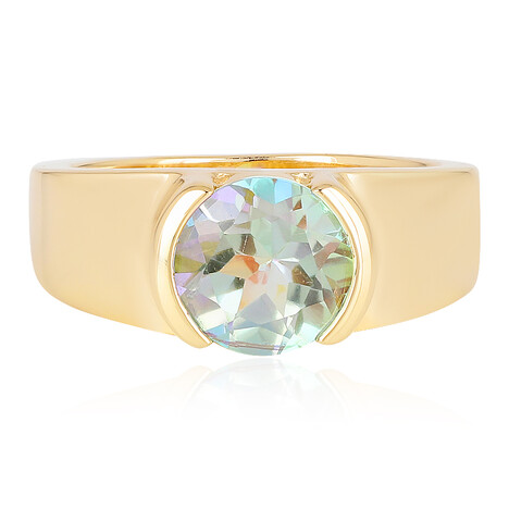 Bergsee-Quarz-Silberring